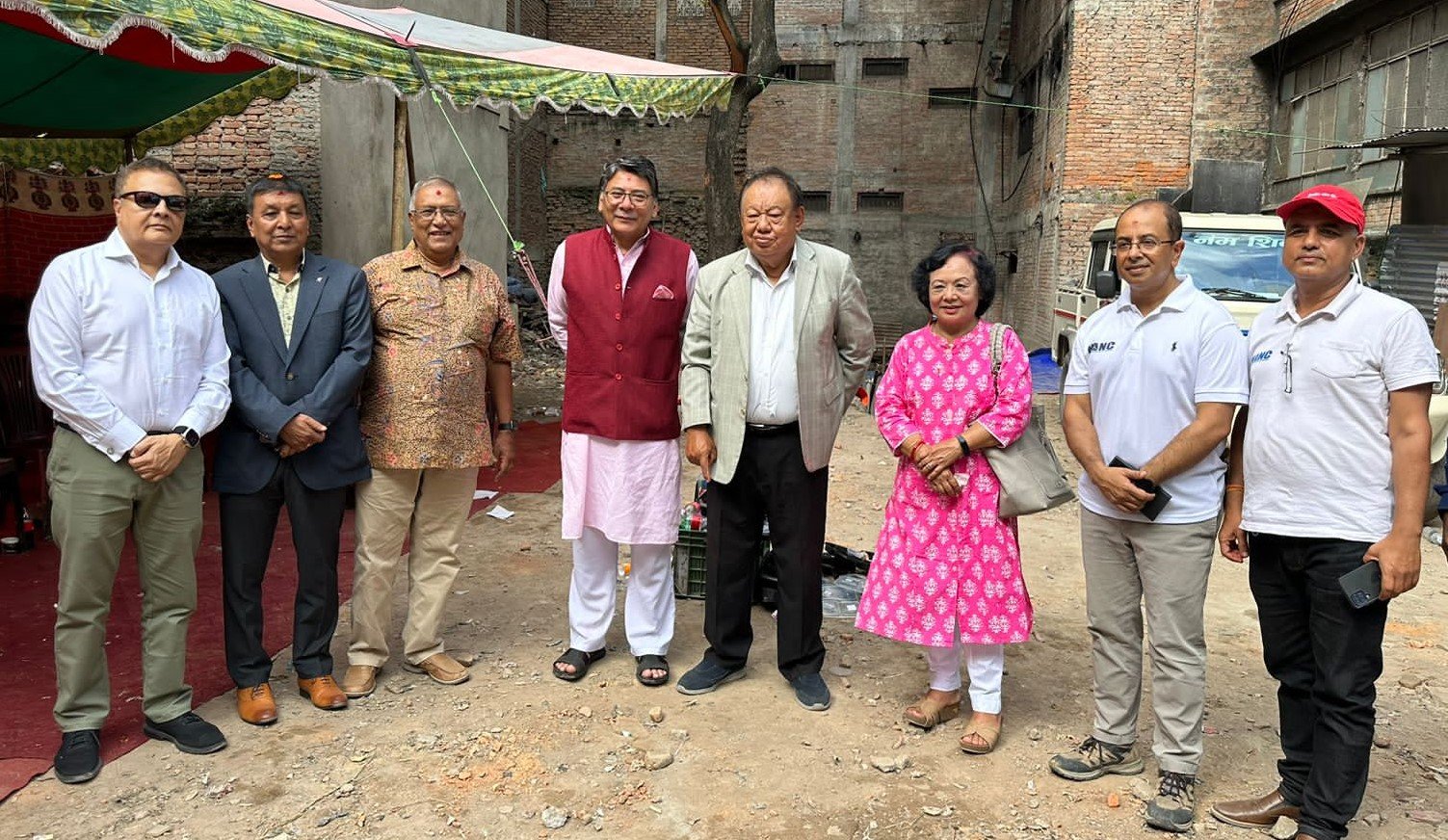 हिमालयन बैंकद्वारा न्युरोडमा भवन निर्माण शिलान्यास
