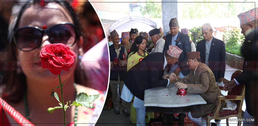   पूर्वराजा ज्ञानेन्द्रलाई शुभकामना दिन निर्मल निवास खुला, राजावादी लामबद्ध (तस्बिरहरू)