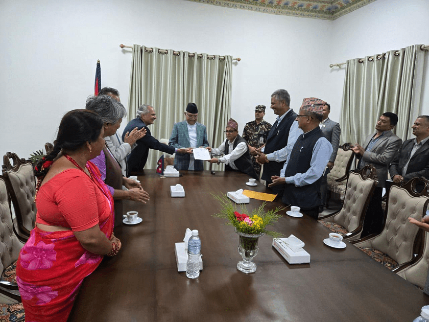 द्वन्द्वपीडितका समस्या समाधानका लागि नेसपाले प्रधानमन्त्रीलाई बुझायो १९ बुँदे ज्ञापनपत्र