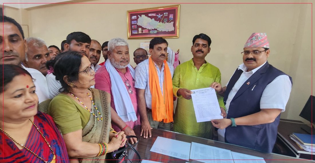 किसानलाई राहतको माग गर्दै मुख्यमन्त्री र प्रधानमन्त्रीलाई ज्ञापनपत्र
