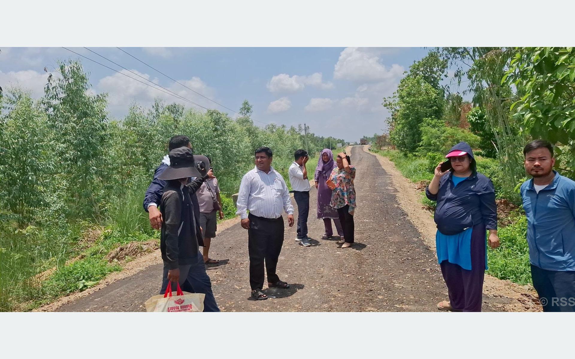 Khajura Rural Municipality Constructs Alternative Road