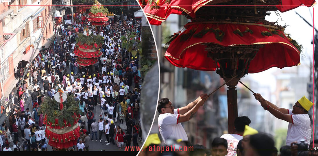 कहीँ नभएको जात्रा हाँडीगाउँमा, तस्बिरमा हेर्नुहोस्