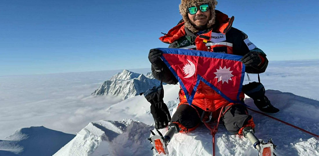 हरि बुढा मगरद्वारा सेभेन समिट्सको ऐतिहासिक यात्रा पूरा