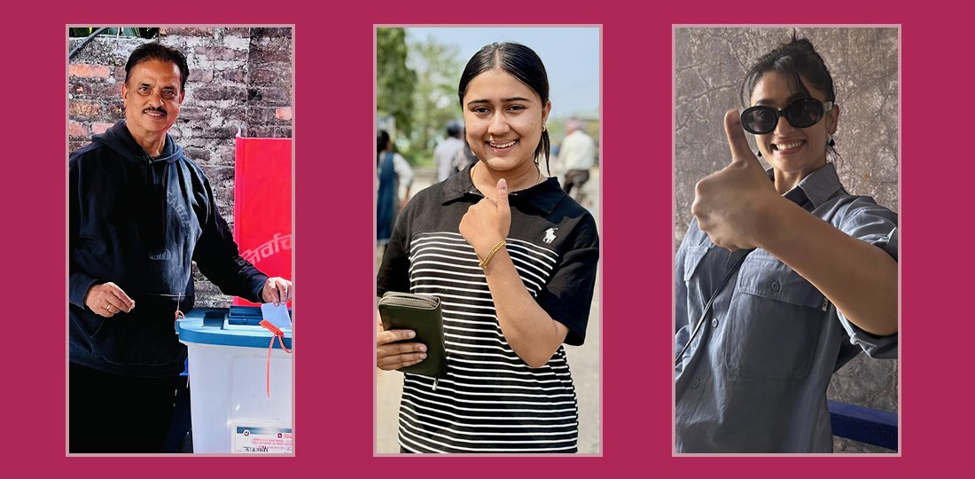   कलाकारले मतदान गरेपछि के भने ?