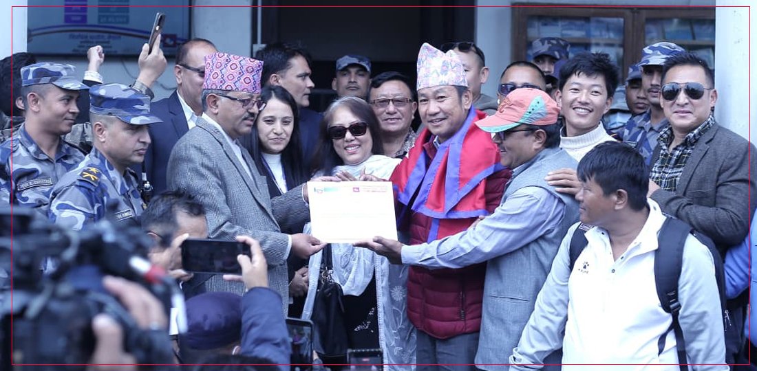   पार्टीलाई आयाेगले मान्यता दिएपछि साम्पाङले भने– गफले मात्रै रोजगारी सिर्जना हुँदैन