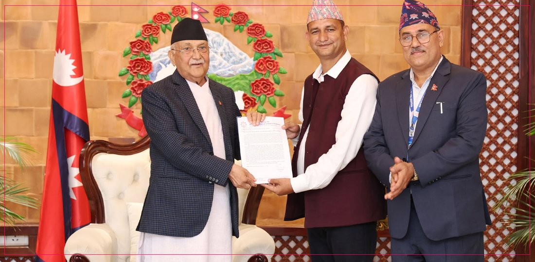   नेपालगञ्ज–नयाँ दिल्ली सिधा हवाई उडानका लागि प्रधानमन्त्रीलाई ध्यानाकर्षण