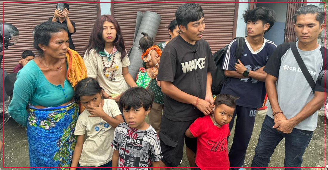 गाडी चढेर सिन्धुली फर्कियाे हायू परिवार
