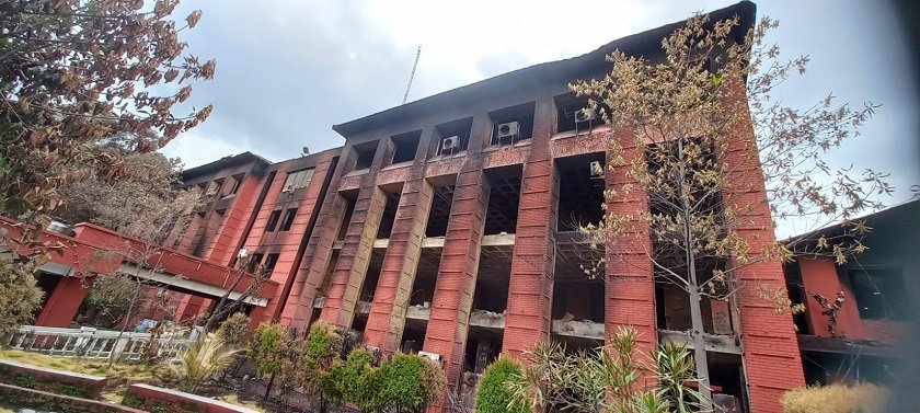   पूर्णरुपमा क्षतिग्रस्त स्वास्थ्य मन्त्रालय अस्थायी व्यवस्थापनका लागि ठाउँ खोज्दै