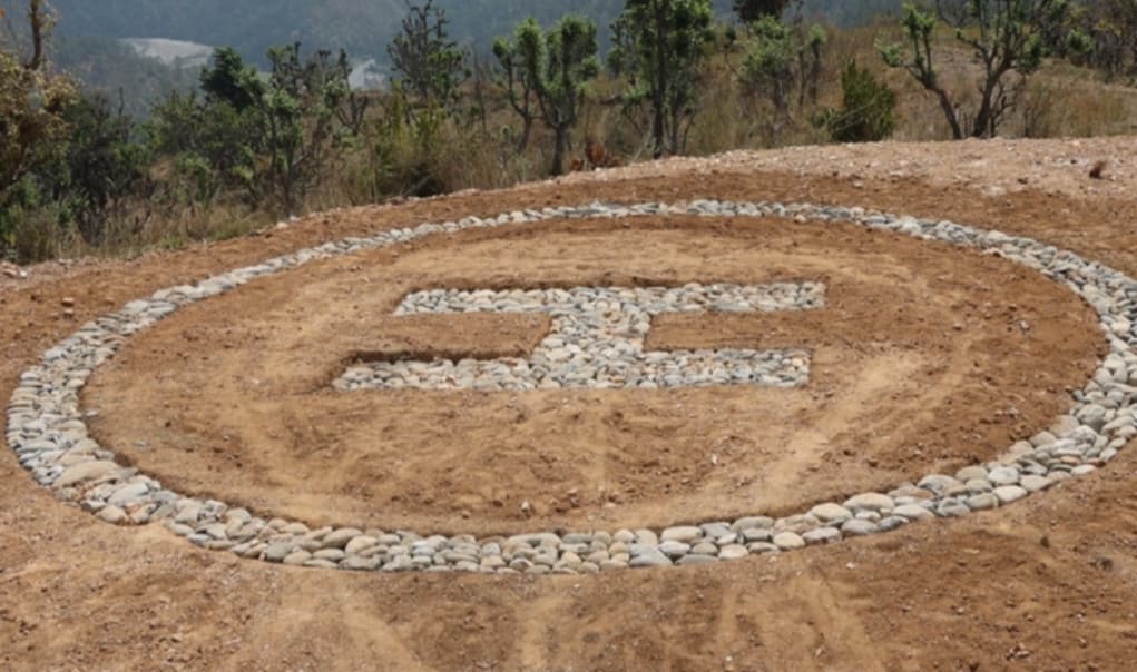 नेपाली सेनाद्वारा बर्दादेवी डाँडामा ‘हेलिप्याड’ निर्माण