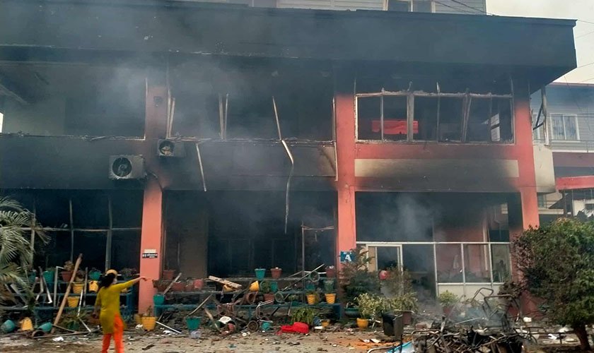   हेटौँडामा सरकारी कार्यालयदेखि व्यावसायिक भवनसम्म जले
