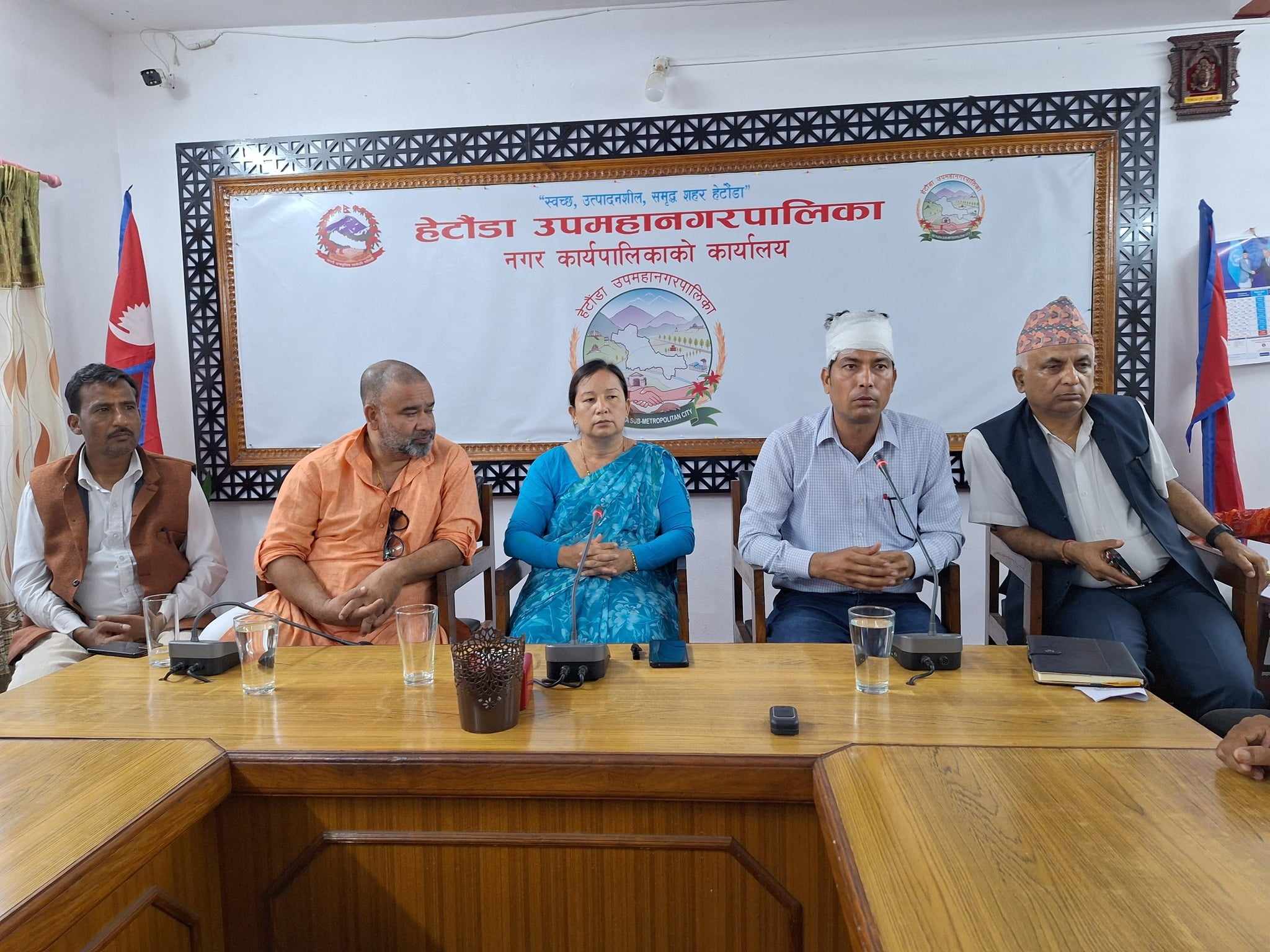 हेटौँडाका वडाध्यक्षमाथि आक्रमण गर्नेलाई कारबाहीको माग