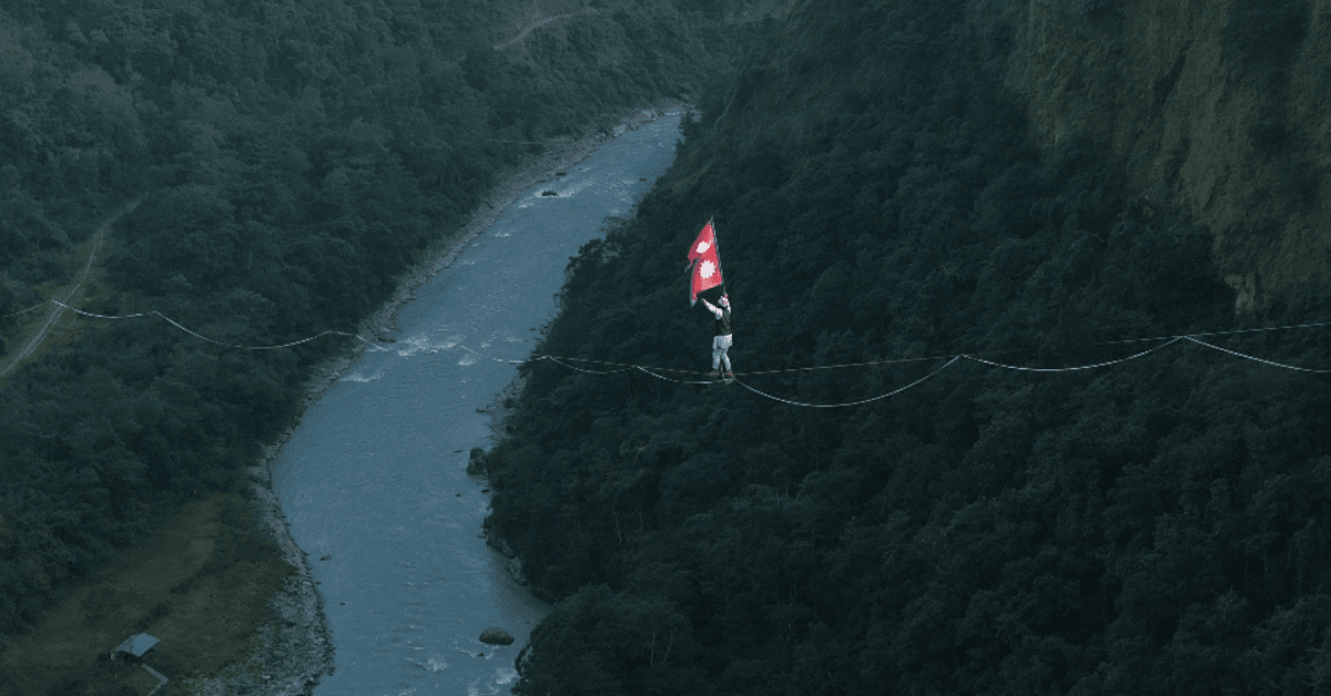   नेपालकै सबैभन्दा अग्लो 'हाइलाइन' अभ्यास