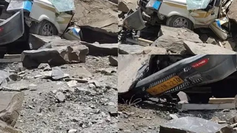 हिमाचल प्रदेशमा पहिरोले कार पुरिँदा ६ महिनाका बालकसहित १३ जनाको मृत्यु, २ घाइते