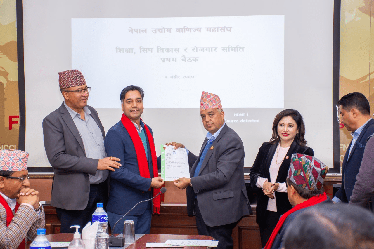 काठमाडौँ टेक्निकल स्कुलका सीईओ घिमिरे महासंघको रोजगार समितिको उपसभापतिमा मनोनीत