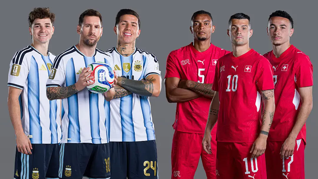 Argentina vs Switzerland in FIFA World Cup 2026 Quarterfinals