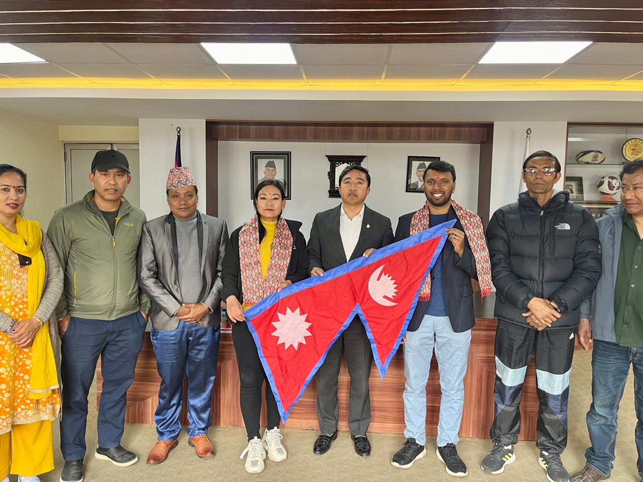   नेपाली चेस टोली श्रीलंका प्रस्थान