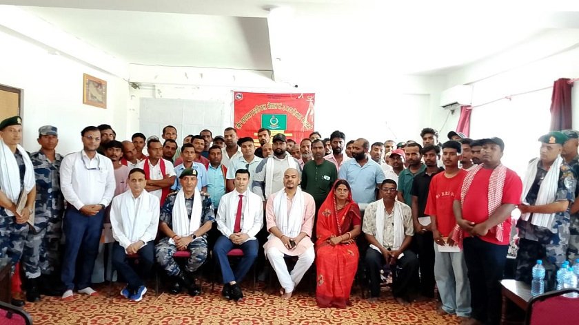 सशस्त्र प्रहरीले मधेस प्रदेशमा ‘डिजाष्टर भोलेन्टिर’ तयार पार्दै