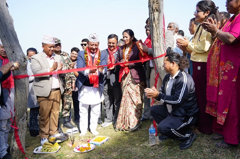 ऊर्जामन्त्री खड्काद्वारा शङ्करपुर ताल सिँचाइ आयोजनाको शुभारम्भ