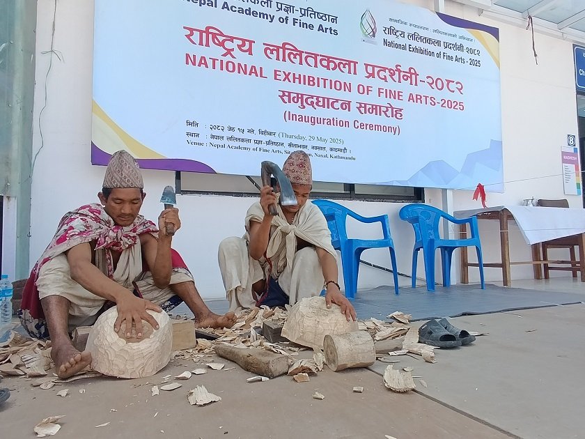 काठमाडौँको प्रदर्शनीमा राउटेले पहिलो पटक देखाए हस्त-शिल्पकला