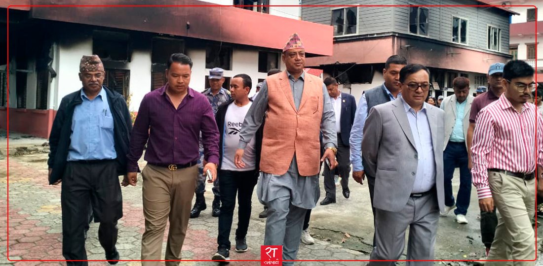  मुख्यमन्त्री बानियाँले गरे जेनजी आन्दोलनबाट क्षति पुगेका संरचनाको निरीक्षण (तस्बिरहरू)