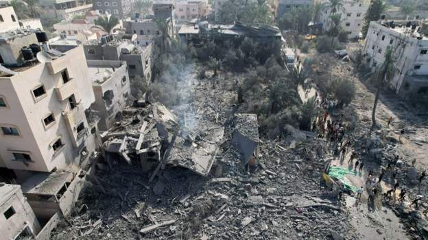 इजरायली बमबारीमा मृत्यु हुनेको संख्या १० हजार २२२ पुग्यो