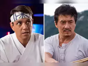 ज्याकी च्यान र राल्फ मचिनो नयाँ कराँते किडमा एकसाथ देखिने
