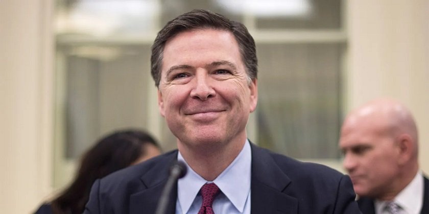 Former Director of the US Federal Bureau of Investigation (FBI) James Comey, who led prominent investigations into Trump.
