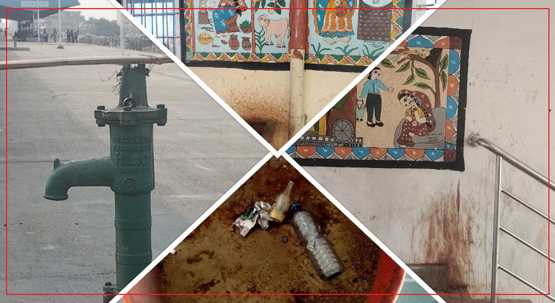   बेहाल बन्दै नेपालकै एक मात्र यात्रुवाहक रेल सेवा: जनकपुरधाम हल्ट स्टेसनको कुरूप दृश्य (फोटो फिचर)