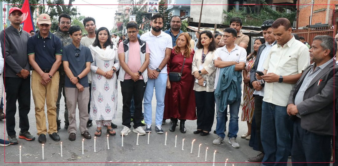   जेनजी प्रदर्शनमा ज्यान गुमाएकाहरूको सम्झनामा दीप प्रज्वलन