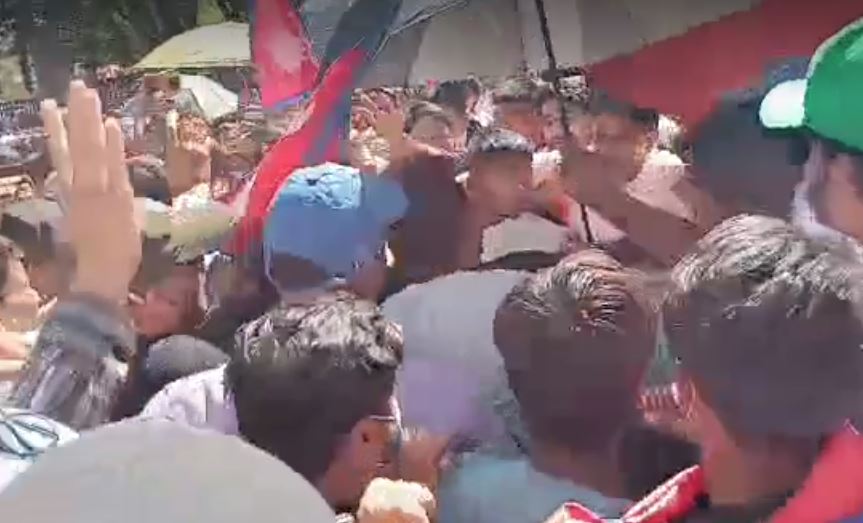 राजावादीको आन्दोलनमा झडप, चोरीको आरोपमा कुटपिट