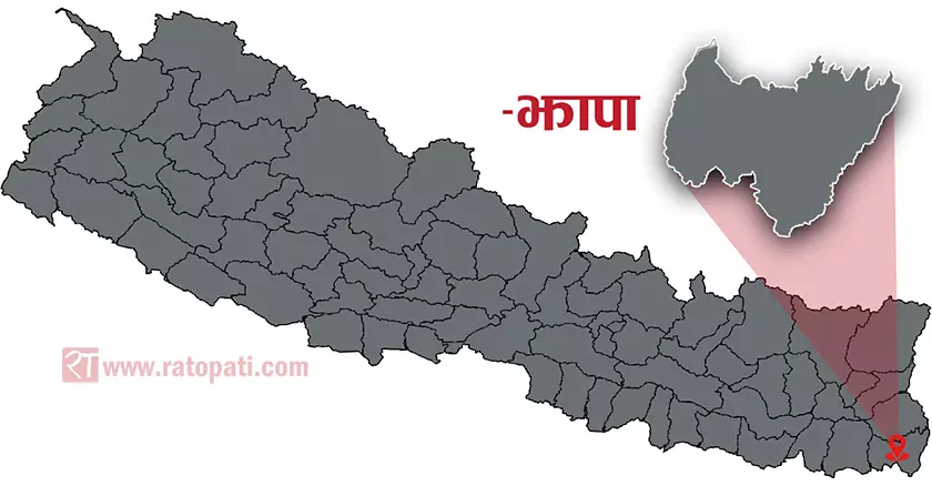 झापामा हात्तीको आक्रमणबाट एक जनाको मृत्यु