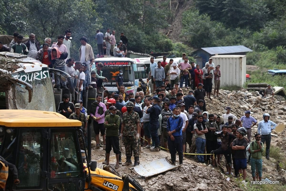 बाढी–पहिरोमा मृत्यु हुनेको संख्या १४८ जना पुग्यो, ५५ जना  बेपत्ता