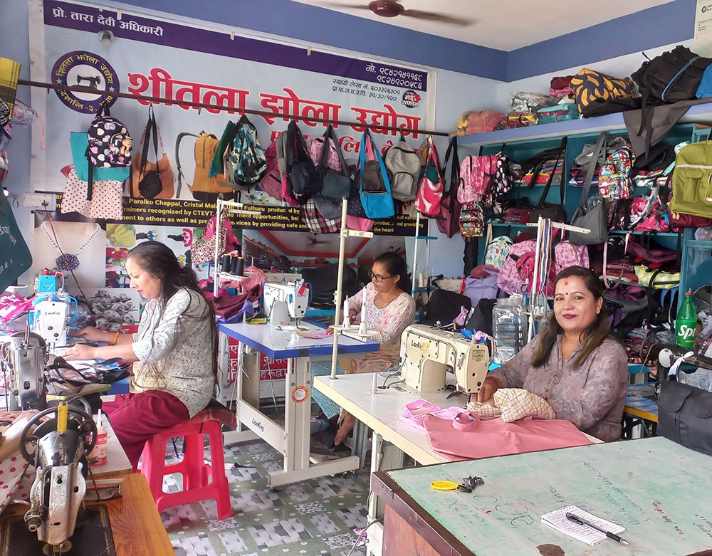   झोला उद्योगबाट रोजगारी सृजना गर्दै तारादेवी