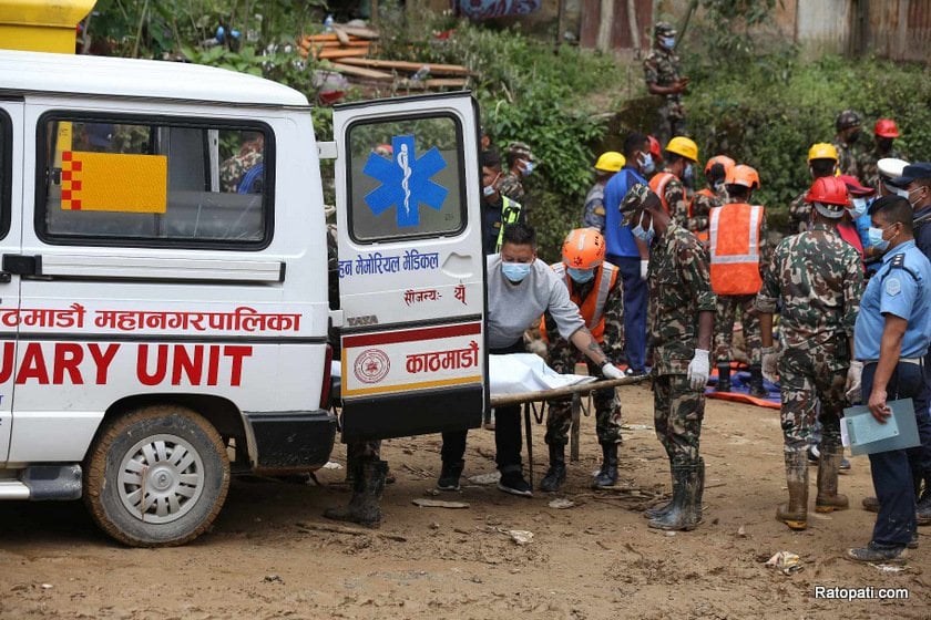 बाढी,पहिरो र डुबानबाट मृत्यु हुनेको सङ्ख्या २ सय पुग्यो