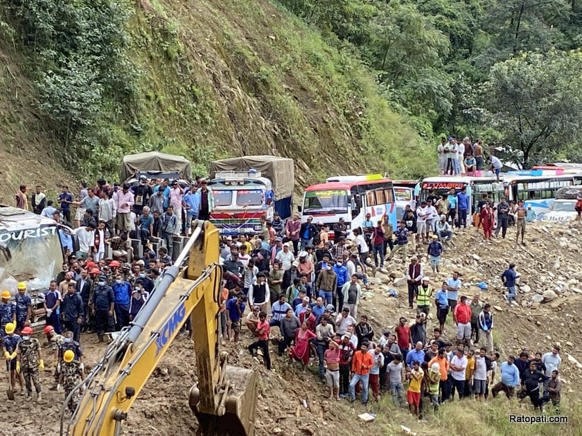 बाढी पहिरोमा परी मृत्यु हुनेको सङ्ख्या २४६ पुग्यो