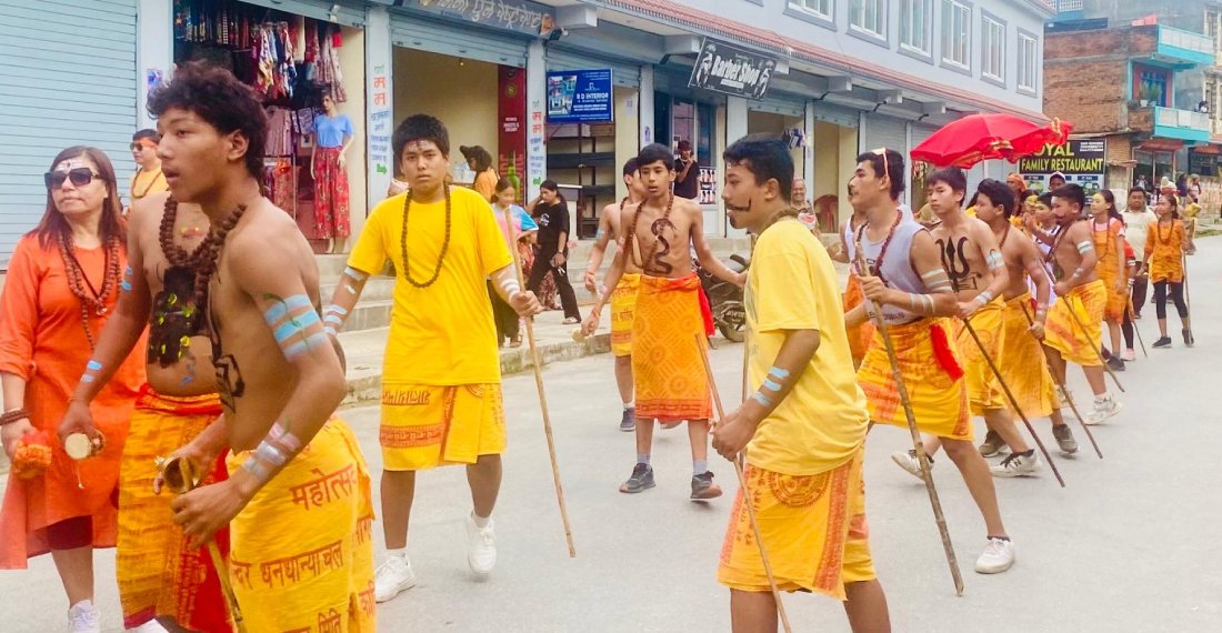   बागलुङमा परम्परागत जोगी नाच प्रदर्शन