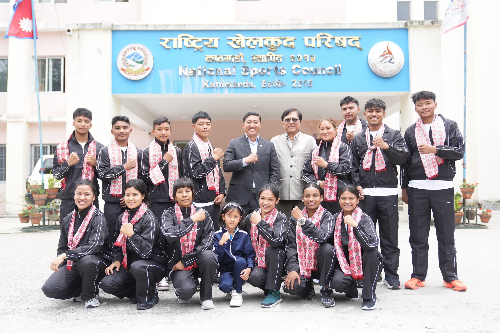 १४ सदस्यीय जुडो टोली बंगलादेश प्रस्थान