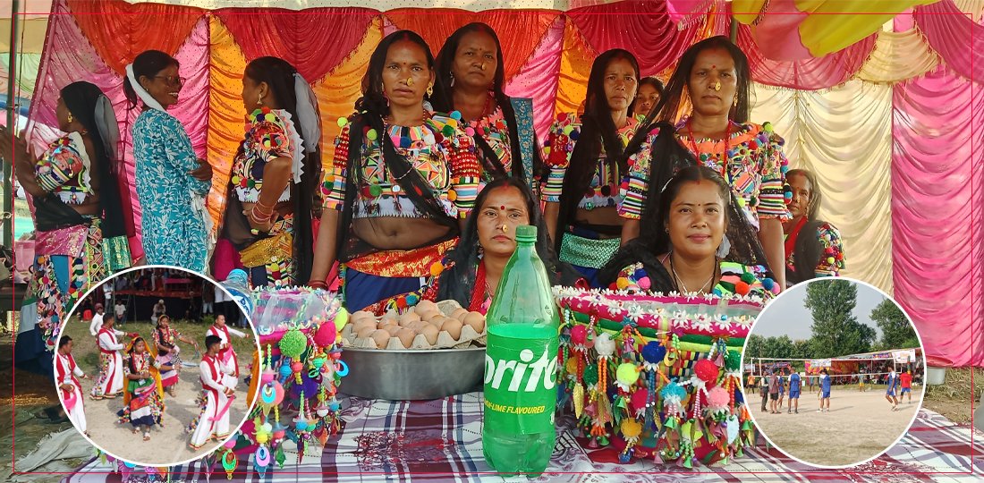 घडी र कचौराबाट सुरु भएको रानाथारु गाउँको ‘जुगेडा कप’