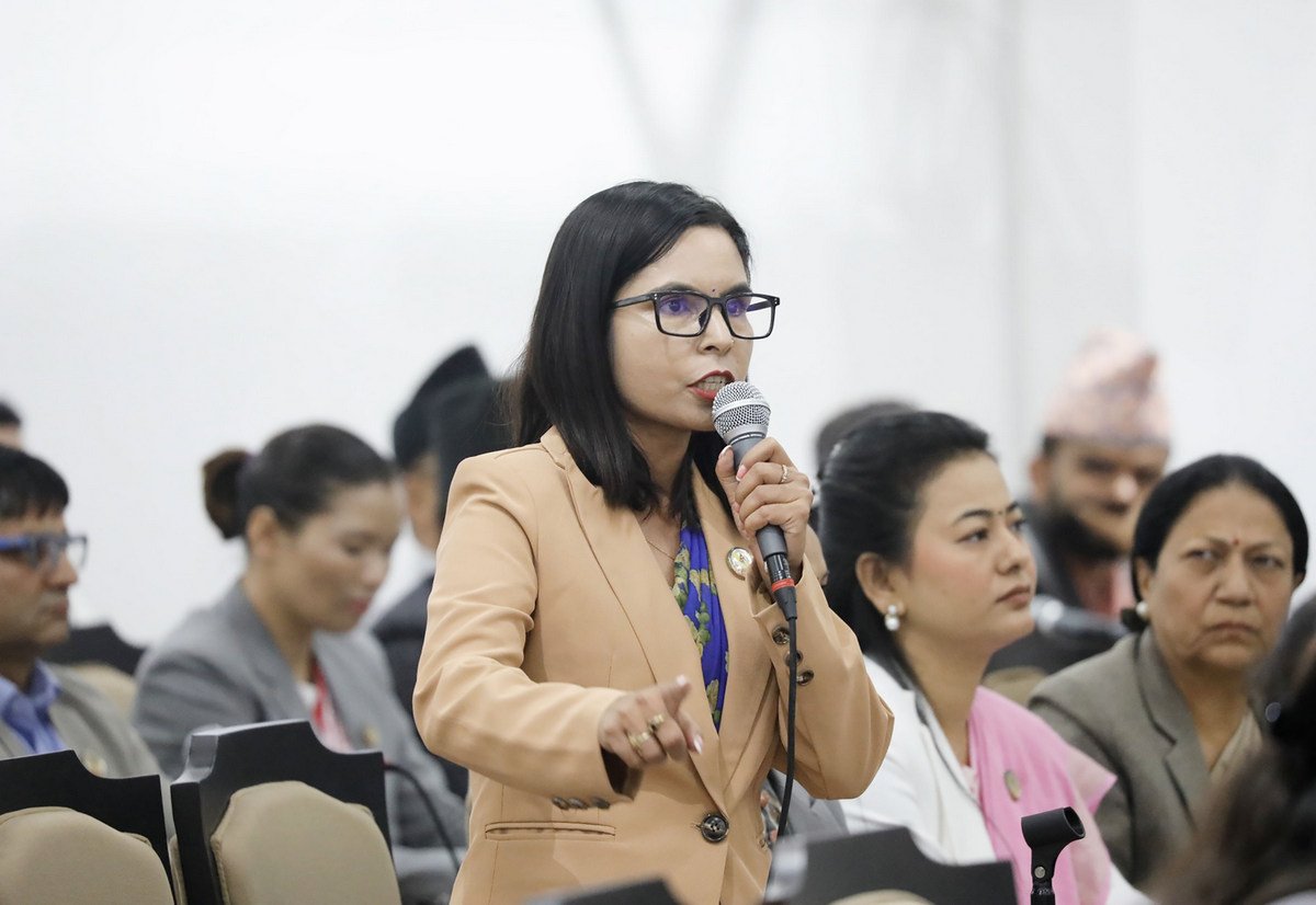 MP Tika Sangraula Objects to MP Ramesh Mall's Statement