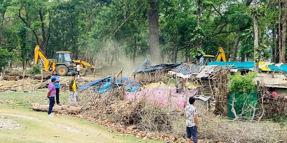 Encroachments Removed From Kailali Forest Areas
