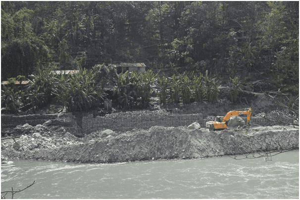कालीगण्डकी नदी कटानले औद्योगिक ग्राम जोखिममा