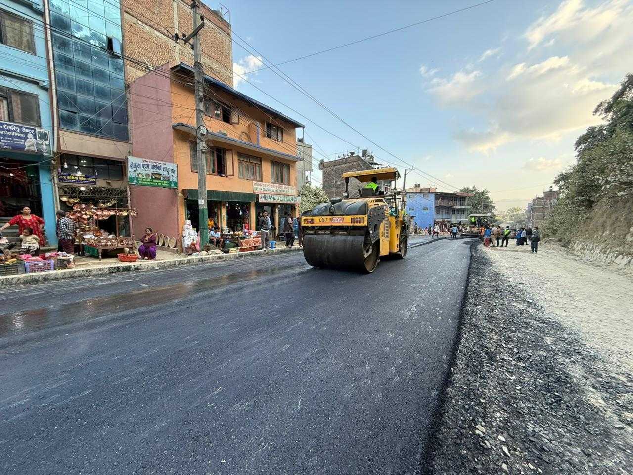   महानगरको ‘धुलोरहित सडक’ कार्यक्रम अन्तर्गत ५५ किलोमिटर सडक कालोपत्रे