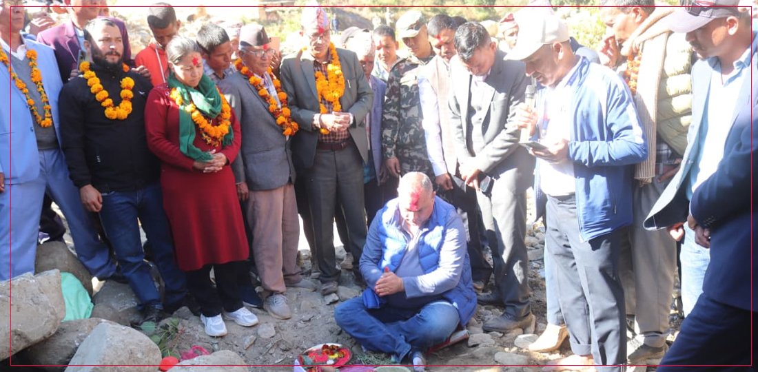   मुख्यमन्त्री शाहद्वारा अछाममा माथिल्लो दोगाडे पक्की पुलको शिलान्यास
