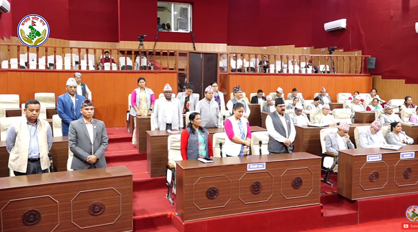   कर्णालीमा प्रतिपक्ष दलले गरे सभा अवरुद्ध