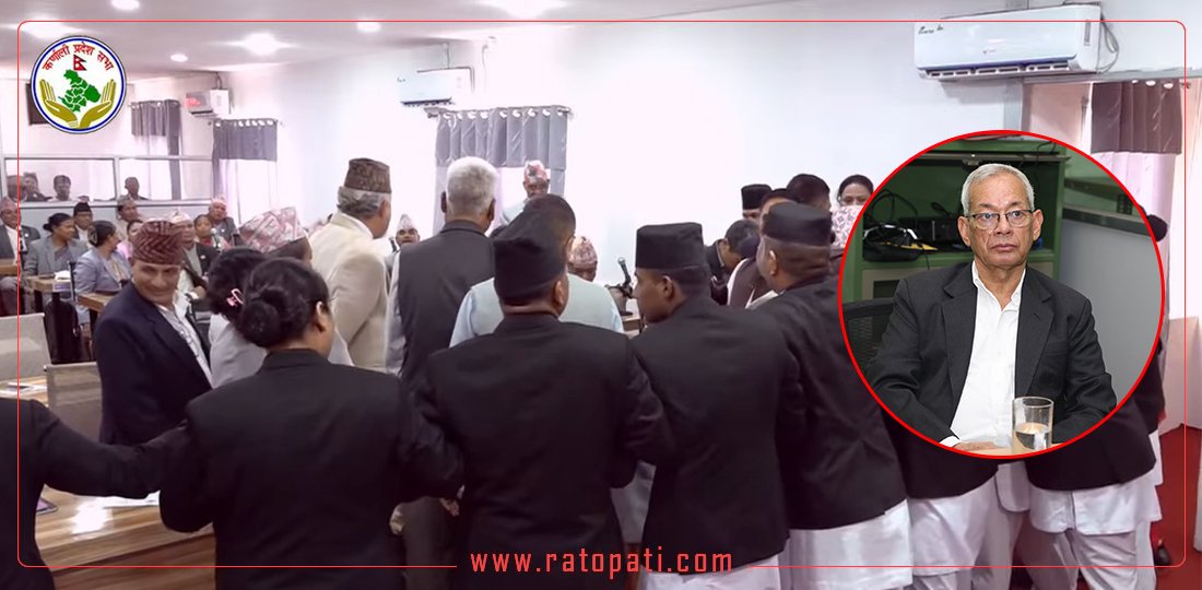 कर्णालीको संसद्‌मा धकेलाधकेल, सरकारले भन्यो– संसद् कुस्ती खेल्ने ठाउँ होइन
