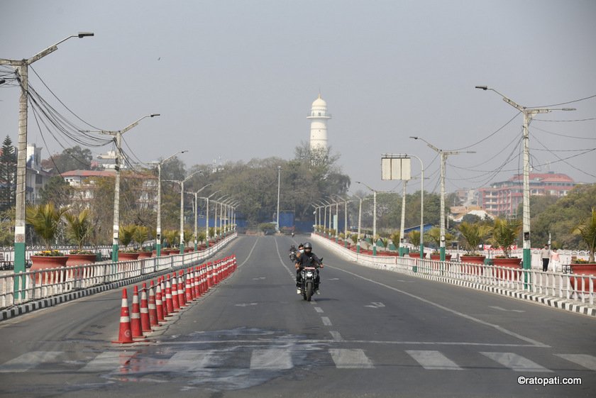 Kathamndu Road in Election Day (6)