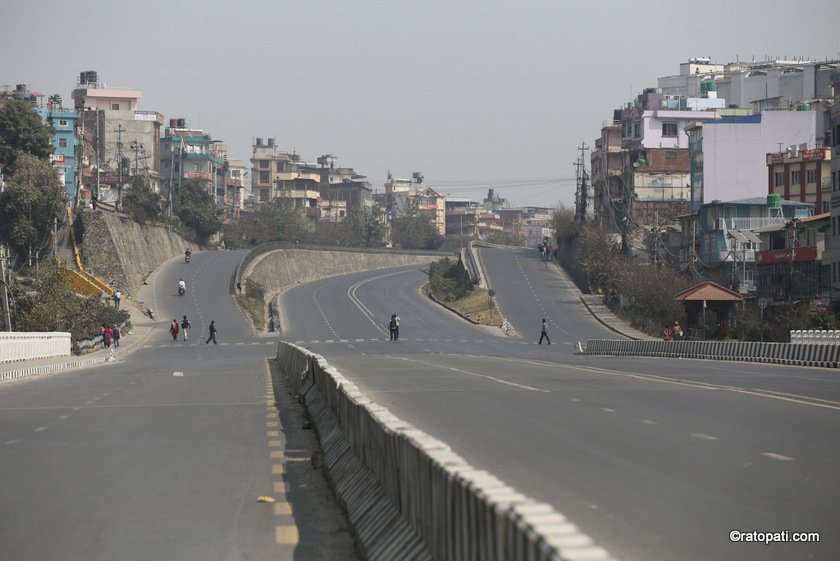 Kathamndu Road in Election Day (9)