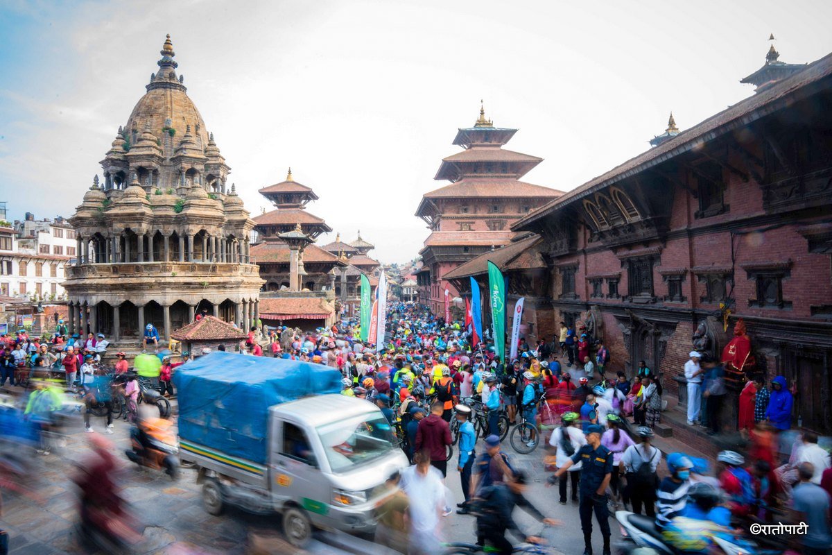 कोरा साइकल च्यालेन्ज सम्पन्न, तस्बिरहरू