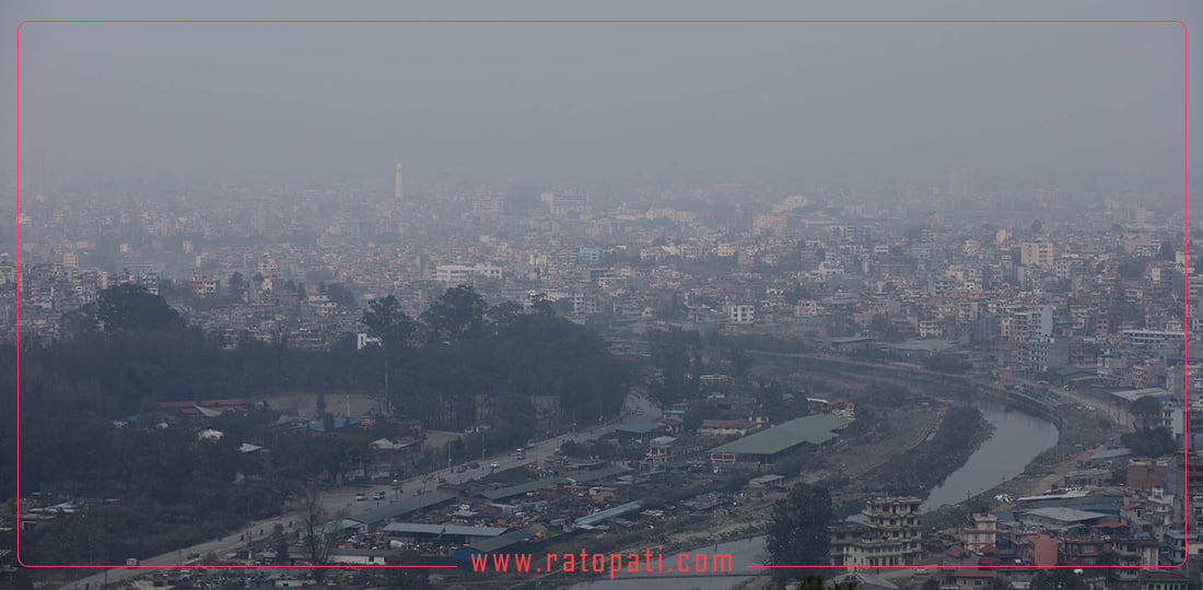 काठमाडौँमा बढ्यो वायु प्रदूषण, तस्बिरमा हेर्नुहोस्