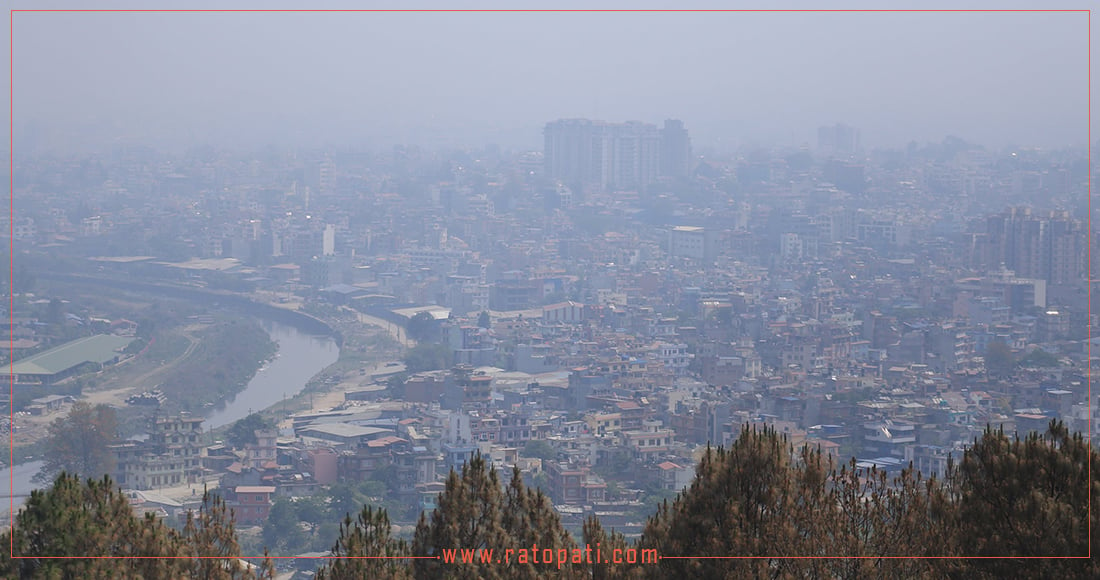 विश्वकै प्रदूषित सहरको पहिलो नम्बरमा काठमाडौँको एकक्षत्र राज, तस्बिरहरू